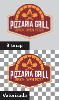 Diferença entre bitmap e vetor